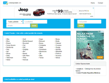 Tablet Screenshot of coduripostale.com